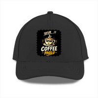 Sports Cap | Adjustable Fit Unisex | Breathable Fabric | Perforated Lightweight | Adult | Personalized | Typography | Coffee | Beverages | Everyday | Joyful | Coffee Paglu