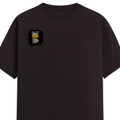 Male Classic Crew T-Shirt | Men's Regular Fit | 180 GSM Bio-Washed Cotton | Pre-Shrunk, Double-Stitched | Personalized | Typography | Communication Etiquette | Self-reflection | Everyday | Motivational - right pocket - Coffee Brown - mockup 4