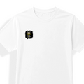 Unisex Jersey T-Shirt | Adults | Polyester Honeycomb Mesh | Breathable, Quick-Dry | Unisex Fit | Personalized | Typography | Communication Etiquette | Self-reflection | Everyday | Motivational - right pocket - mockup 4