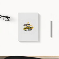 Daily Planner | 3-Month Undated | Soft-Bound | 204 Pages, Dotted Notes | Unisex Adult | Personalized | Bold Graphic | Success | Hard Work | Everyday | Inspirational | Makes Impossible Look Routine