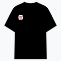 Cotton Stretch T-Shirt | Unisex Fit | 95% Cotton 5% Spandex | Breathable Flexible Durable | Adults | Personalized | Typography | Humor | Mischief | Humorous | Devilish By Nature - right pocket - Black - mockup 4