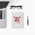 Notebook Journal | A5 Size | 300 GSM Cover, 70 GSM Eco-Friendly Pages | Soft Bound, Ruled/Unruled | Unisex | Personalized | Typography | Humor | Mischief | Humorous | Devilish By Nature - back - White - mockup 2