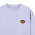 Oversized Standard T-Shirt | Unisex Relaxed Fit | 100% Super Combed Cotton | Soft, Breathable, Durable | Adult | Personalized | Typography | Bollywood | Movies | Everyday | Confident | Famous By - right pocket - Lavender - mockup 4