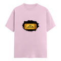 Male Classic Crew T-Shirt | Men's Regular Fit | 180 GSM Bio-Washed Cotton | Pre-Shrunk, Double-Stitched | Personalized | Typography | Bollywood | Movies | Everyday | Confident | Famous By - front - Light Baby Pink - mockup 1