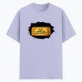Cotton Stretch T-Shirt | Unisex Fit | 95% Cotton 5% Spandex | Breathable Flexible Durable | Adults | Personalized | Typography | Bollywood | Movies | Everyday | Confident | Famous By - front - Lavender - mockup 1
