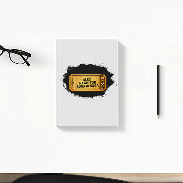 Daily Planner | 3-Month Undated | Soft-Bound | 204 Pages, Dotted Notes | Unisex Adult | Personalized | Typography | Bollywood | Movies | Everyday | Confident | Famous By
