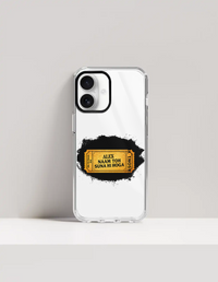 iPhone Glass Case | For Various iPhone Models | Tempered Glass & TPU | Hybrid Protection, Wireless Charging | Unisex | Personalized | Typography | Bollywood | Movies | Everyday | Confident | Famous By