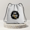 Drawstring Bag - Unbeatable Swag, Zero Brag