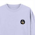 Oversized Standard T-Shirt | Unisex Relaxed Fit | 100% Super Combed Cotton | Soft, Breathable, Durable | Adult | Personalized | Typography | Self-expression | Everyday | Confident | Unbeatable Swag, Zero Brag - right pocket - Lavender - mockup 4
