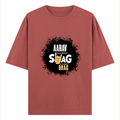 Oversized Classic T-Shirt | Unisex Relaxed Fit | 100% Super-Combed Cotton | Pre-Shrunk, Double-Stitched | Adults | Personalized | Typography | Self-expression | Everyday | Confident | Unbeatable Swag, Zero Brag - front - Coral - mockup 1
