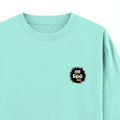 Oversized Classic T-Shirt | Unisex Relaxed Fit | 100% Super-Combed Cotton | Pre-Shrunk, Double-Stitched | Adults | Personalized | Typography | Self-expression | Everyday | Confident | Unbeatable Swag, Zero Brag - right pocket - Mint - mockup 4