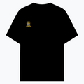 Cotton Stretch T-Shirt | Unisex Fit | 95% Cotton 5% Spandex | Breathable Flexible Durable | Adults | Personalized | Typography | Sarcasm | Intelligence | Everyday | Confident | Not Arrogant, Just Intelligent - right pocket - Black - mockup 4