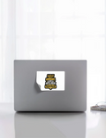 Stickers | Various Sizes | 100 Microns Matte Laminated | Die-Cut, Indoor/Outdoor Durable | Unisex | Personalized | Typography | Sarcasm | Intelligence | Everyday | Confident | Not Arrogant, Just Intelligent - front_6x4 - 6x4 - mockup 6