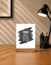 Acrylic Photo Frame With Stand - Thinks Outside the Box