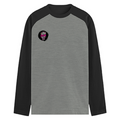 Male Raglan T-Shirt | Men's Regular Fit | 180 GSM Bio-Washed Fabric | Double Stitched, Ribbed Neck | Personalized | Typography | Friendship | Social Interaction | Friendship Day | Humorous | Gossip Queens - left pocket - mockup 3