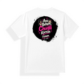 Unisex Jersey T-Shirt | Adults | Polyester Honeycomb Mesh | Breathable, Quick-Dry | Unisex Fit | Personalized | Typography | Friendship | Social Interaction | Friendship Day | Humorous | Gossip Queens - back - mockup 2