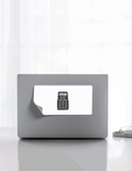 Stickers | Various Sizes | 100 Microns Matte Laminated | Die-Cut, Indoor/Outdoor Durable | Unisex | Personalized | Typography | Thinking | Creativity | Everyday | Clever | Thinks Outside The Box - front_10x5 - 10x5 - mockup 9
