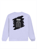 Oversized Sweatshirt | Relaxed Fit Unisex | 90% Cotton 10% Polyester 400 GSM | Pre-Shrunk Drop Shoulder | Unisex | Personalized | Typography | Thinking | Creativity | Everyday | Clever | Thinks Outside The Box - back - Lavender - mockup 2