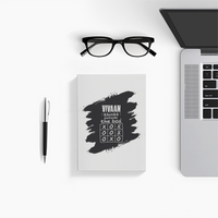 Notebook Journal | A5 Size | 300 GSM Cover, 70 GSM Eco-Friendly Pages | Soft Bound, Ruled/Unruled | Unisex | Personalized | Typography | Thinking | Creativity | Everyday | Clever | Thinks Outside The Box