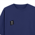 Oversized Classic T-Shirt | Unisex Relaxed Fit | 100% Super-Combed Cotton | Pre-Shrunk, Double-Stitched | Adults | Personalized | Typography | Thinking | Creativity | Everyday | Clever | Thinks Outside The Box - left pocket - Royal Blue - mockup 3
