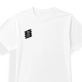 Unisex Jersey T-Shirt | Adults | Polyester Honeycomb Mesh | Breathable, Quick-Dry | Unisex Fit | Personalized | Typography | Thinking | Creativity | Everyday | Clever | Thinks Outside The Box - right pocket - mockup 4