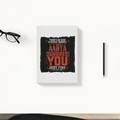 Daily Planner | 3-Month Undated | Soft-Bound | 204 Pages, Dotted Notes | Unisex Adult | Personalized | Typography | Sarcasm | Humor | Everyday | Sarcastic | Ignored You Just Fine - front - White - mockup 1