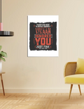 Poster | 300 GSM Art Board | Fade-Proof Digital , Easy Hang Adhesive | Home Decor | Personalized | Typography | Sarcasm | Humor | Everyday | Sarcastic | Ignored You Just Fine - front_18x24In - 18x24In - mockup 9