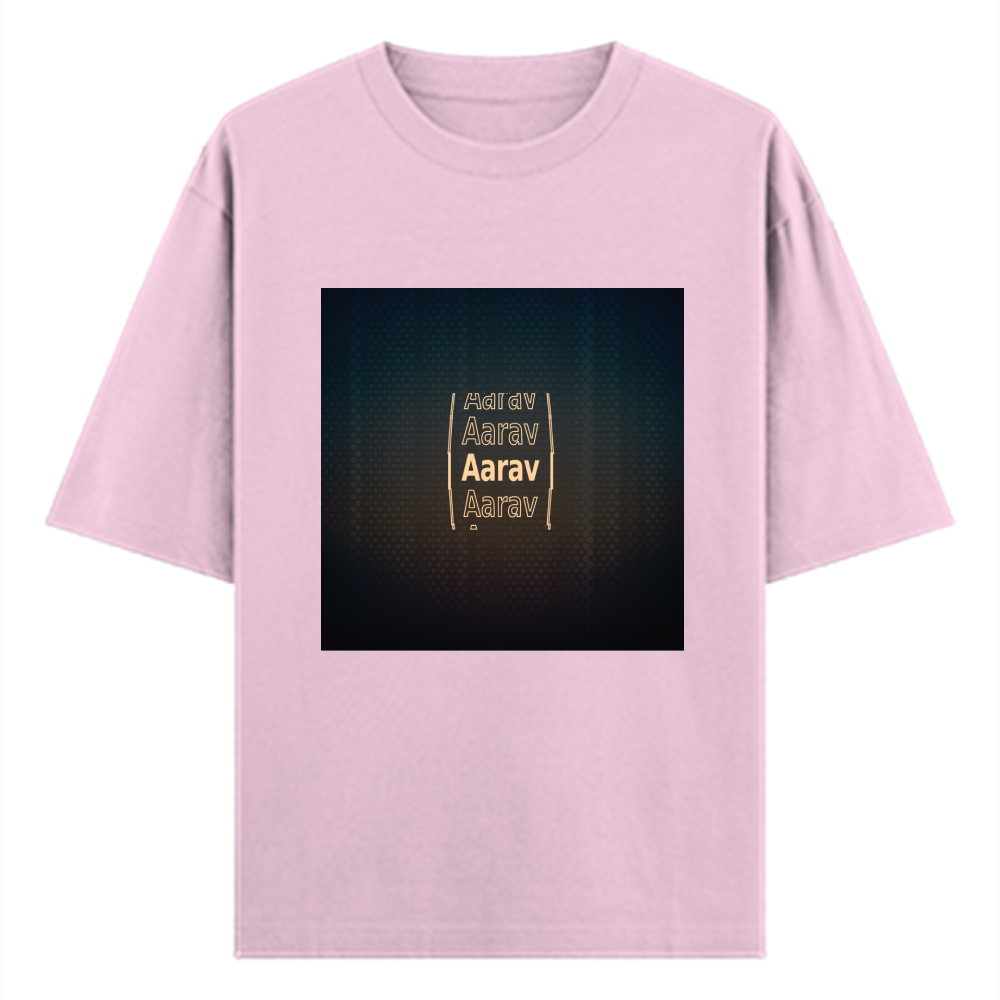 Personalized Modern T-Shirt with Custom Name