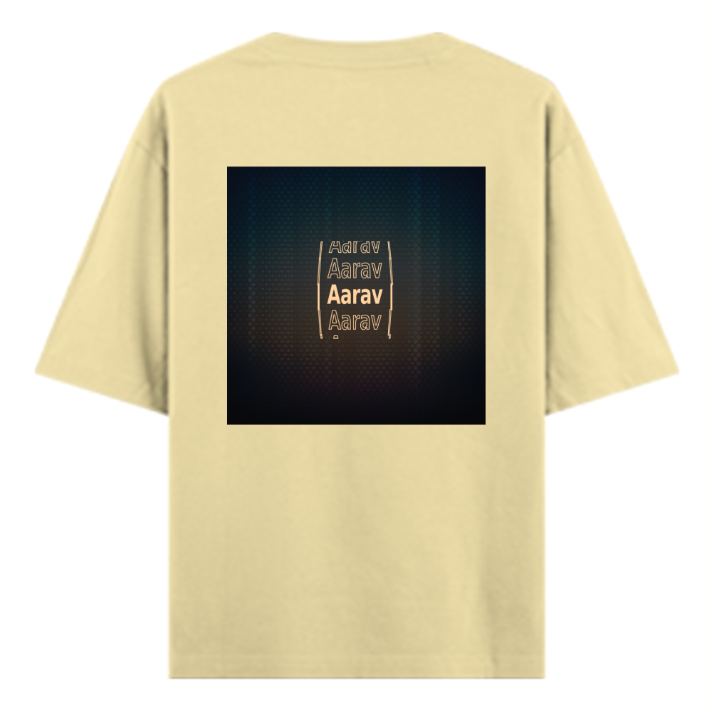 Personalized Modern T-Shirt with Custom Name