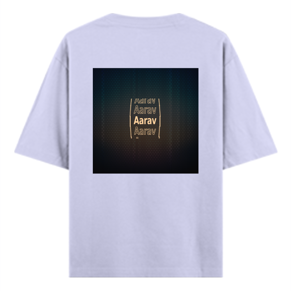 Personalized Modern T-Shirt with Custom Name