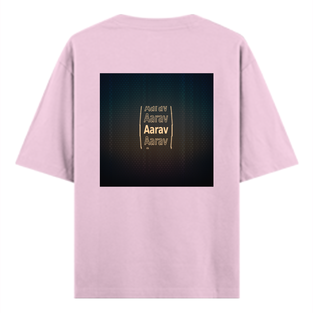 Personalized Modern T-Shirt with Custom Name