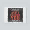 Placemat | Standard Dining | 100% Polyester | Durable, Fade-Proof, Soft | Unisex | Personalized | Typography | Sarcasm | Humor | Everyday | Sarcastic | Ignored You Just Fine - front_2 - White - mockup 2