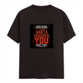 Male Classic Crew T-Shirt | Men's Regular Fit | 180 GSM Bio-Washed Cotton | Pre-Shrunk, Double-Stitched | Personalized | Typography | Sarcasm | Humor | Everyday | Sarcastic | Ignored You Just Fine - front - Coffee Brown - mockup 1