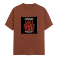 Male Classic Crew T-Shirt | Men's Regular Fit | 180 GSM Bio-Washed Cotton | Pre-Shrunk, Double-Stitched | Personalized | Typography | Sarcasm | Humor | Everyday | Sarcastic | Ignored You Just Fine - front - Copper - mockup 1
