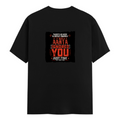 Male Classic Crew T-Shirt | Men's Regular Fit | 180 GSM Bio-Washed Cotton | Pre-Shrunk, Double-Stitched | Personalized | Typography | Sarcasm | Humor | Everyday | Sarcastic | Ignored You Just Fine - back - Black - mockup 2