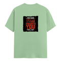 Male Classic Crew T-Shirt | Men's Regular Fit | 180 GSM Bio-Washed Cotton | Pre-Shrunk, Double-Stitched | Personalized | Typography | Sarcasm | Humor | Everyday | Sarcastic | Ignored You Just Fine - back - Jade - mockup 2