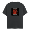 Male Classic Crew T-Shirt | Men's Regular Fit | 180 GSM Bio-Washed Cotton | Pre-Shrunk, Double-Stitched | Personalized | Typography | Sarcasm | Humor | Everyday | Sarcastic | Ignored You Just Fine - back - Steel Grey - mockup 2