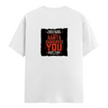 Male Classic Crew T-Shirt | Men's Regular Fit | 180 GSM Bio-Washed Cotton | Pre-Shrunk, Double-Stitched | Personalized | Typography | Sarcasm | Humor | Everyday | Sarcastic | Ignored You Just Fine - back - White - mockup 2