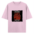 Oversized Classic T-Shirt | Unisex Relaxed Fit | 100% Super-Combed Cotton | Pre-Shrunk, Double-Stitched | Adults | Personalized | Typography | Sarcasm | Humor | Everyday | Sarcastic | Ignored You Just Fine - front - Light Baby Pink - mockup 1