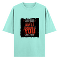 Oversized Classic T-Shirt | Unisex Relaxed Fit | 100% Super-Combed Cotton | Pre-Shrunk, Double-Stitched | Adults | Personalized | Typography | Sarcasm | Humor | Everyday | Sarcastic | Ignored You Just Fine - front - Mint - mockup 1