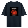 Oversized Classic T-Shirt | Unisex Relaxed Fit | 100% Super-Combed Cotton | Pre-Shrunk, Double-Stitched | Adults | Personalized | Typography | Sarcasm | Humor | Everyday | Sarcastic | Ignored You Just Fine - back - Navy Blue - mockup 2