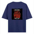 Oversized Classic T-Shirt | Unisex Relaxed Fit | 100% Super-Combed Cotton | Pre-Shrunk, Double-Stitched | Adults | Personalized | Typography | Sarcasm | Humor | Everyday | Sarcastic | Ignored You Just Fine - back - Royal Blue - mockup 2