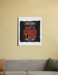 Canvas | Wall Art Decor | PolyCanvas Fabric, Wooden Frame | Fade-Proof & Durable | Unisex | Personalized | Typography | Sarcasm | Humor | Everyday | Sarcastic | Ignored You Just Fine - front_16X20 In - 16X20 In - mockup 3