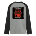 Male Raglan T-Shirt | Men's Regular Fit | 180 GSM Bio-Washed Fabric | Double Stitched, Ribbed Neck | Personalized | Typography | Sarcasm | Humor | Everyday | Sarcastic | Ignored You Just Fine - back - mockup 2