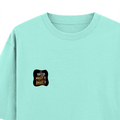 Oversized Classic T-Shirt | Unisex Relaxed Fit | 100% Super-Combed Cotton | Pre-Shrunk, Double-Stitched | Adults | Personalized | Typography | Self-reliance | Individualism | Everyday | Confident | Aag Lage Basti Mein - left pocket - Mint - mockup 3