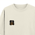 Oversized Classic T-Shirt | Unisex Relaxed Fit | 100% Super-Combed Cotton | Pre-Shrunk, Double-Stitched | Adults | Personalized | Typography | Self-reliance | Individualism | Everyday | Confident | Aag Lage Basti Mein - left pocket - Off White - mockup 3