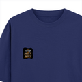Oversized Classic T-Shirt | Unisex Relaxed Fit | 100% Super-Combed Cotton | Pre-Shrunk, Double-Stitched | Adults | Personalized | Typography | Self-reliance | Individualism | Everyday | Confident | Aag Lage Basti Mein - left pocket - Royal Blue - mockup 3