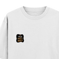 Oversized Classic T-Shirt | Unisex Relaxed Fit | 100% Super-Combed Cotton | Pre-Shrunk, Double-Stitched | Adults | Personalized | Typography | Self-reliance | Individualism | Everyday | Confident | Aag Lage Basti Mein - left pocket - White - mockup 3