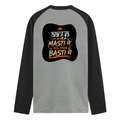 Male Raglan T-Shirt | Men's Regular Fit | 180 GSM Bio-Washed Fabric | Double Stitched, Ribbed Neck | Personalized | Typography | Self-reliance | Individualism | Everyday | Confident | Aag Lage Basti Mein - back - mockup 2