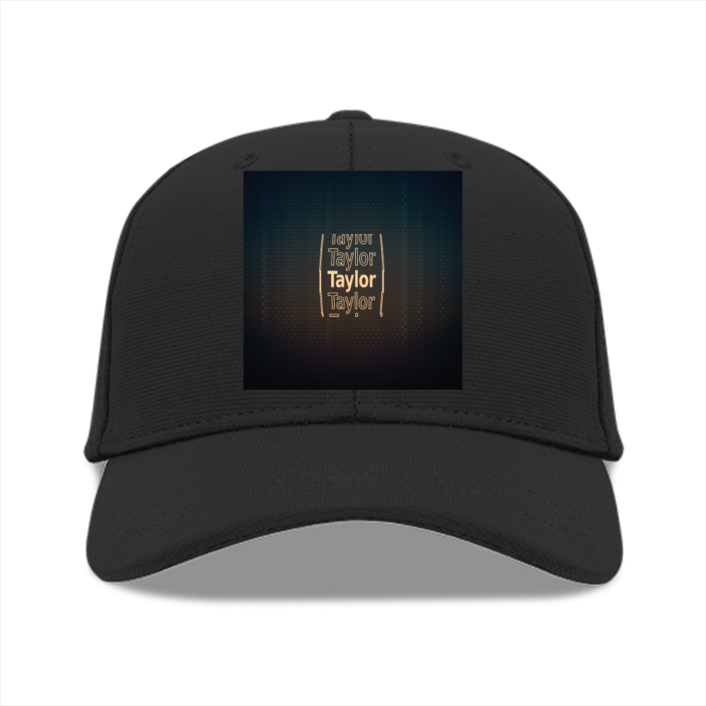 Personalized Digital Baseball Ottoman Cap Dtg with Custom Name